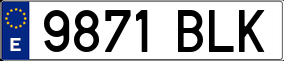 Truck License Plate